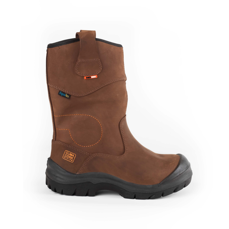 Bota alta sin riesgo hawick 6674.02 s3 aqua-tex marrón - talla 39 - 00.071.011.39