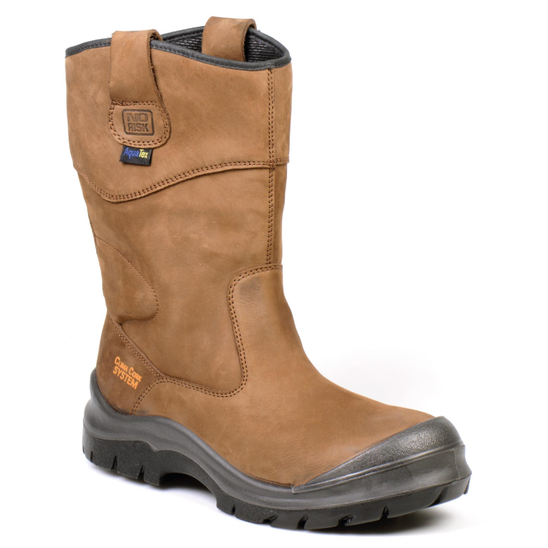 Bota alta sin riesgo hawick 6674.02 s3 aqua-tex marrón - talla 46 - 00.071.011.46