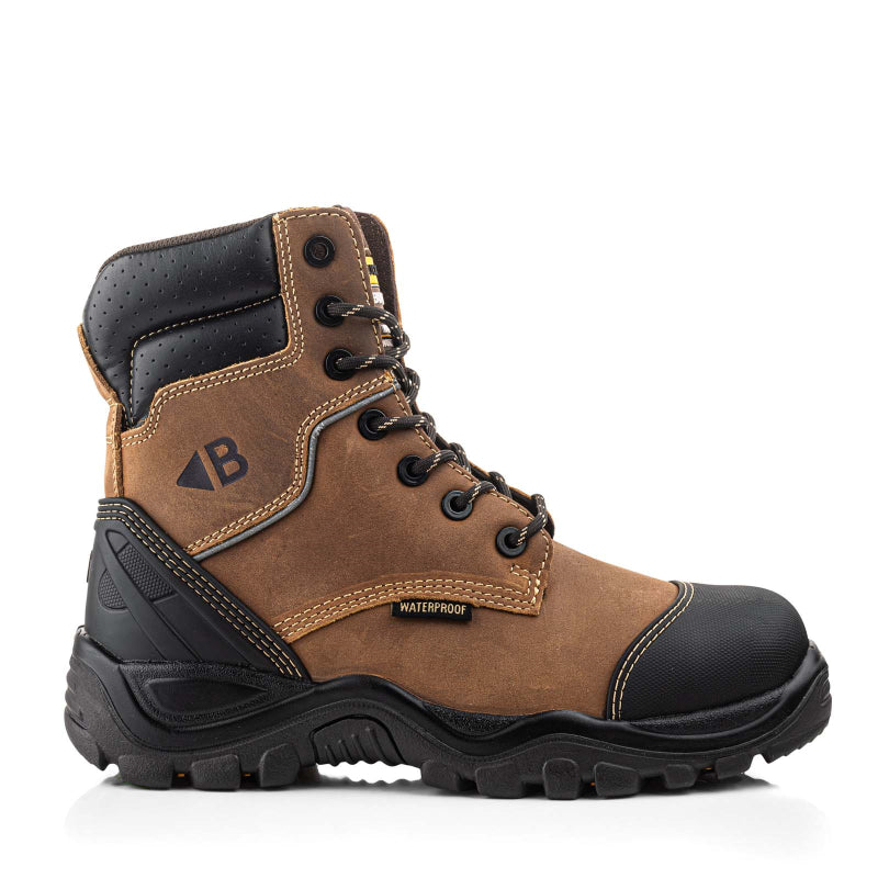 Zapato de trabajo Buckbootz bsh008wpnm alto s3 + kn | marrón | talla 44 - 00.176.031.44