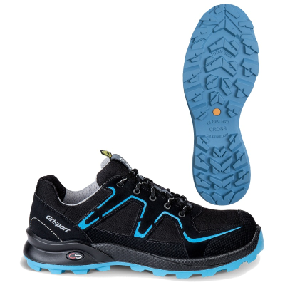 Ty grisport safe cross safe enduro 33604 laag s3 grijs blauw - maat 43 - 00.049.009.43