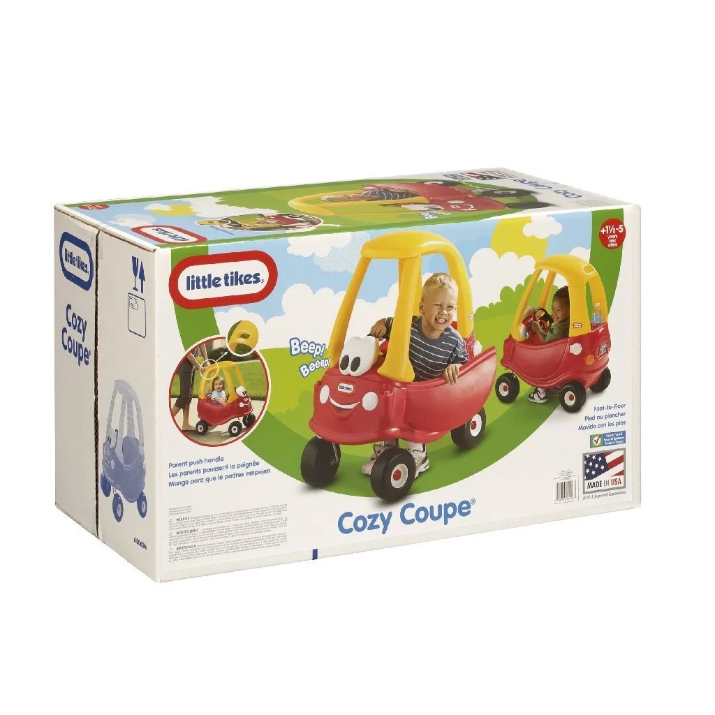 Little Tikes Cozy Coupé Walking Auto 44x72x84 cm Rosso giallo