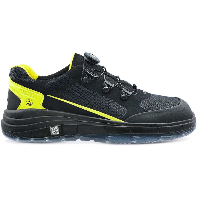 Zapato de trabajo hks boa 8 btp bajo s1p | negro amarillo | talla 41 - 00.162.024.41