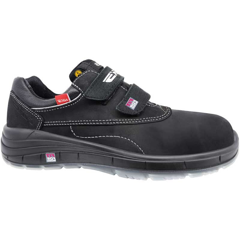 Zapato trabajo hks cronus 1 tp capa velcro s3 | negro | talla 45 - 00.162.025.45