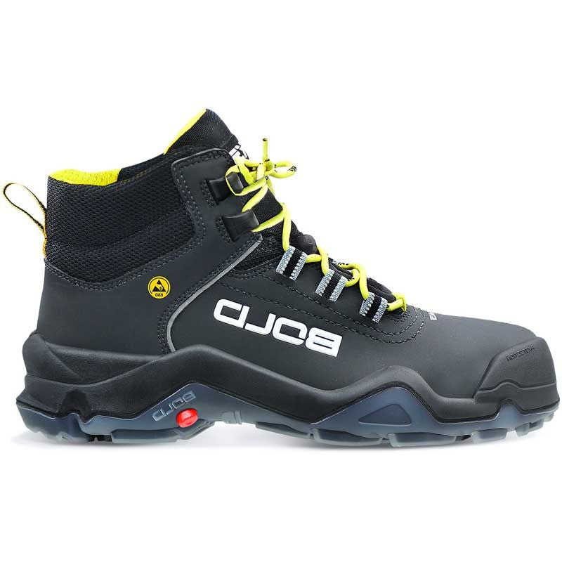 Zapato de trabajo hks drive 1 vtp libre de metal alto s3 esd | negro amarillo | talla 41 - 00.162.032.41