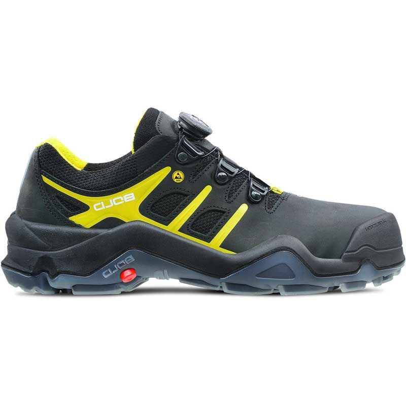 Zapato de trabajo hks targa 8 btp boa low s3 esd | negro amarillo | talla 42 - 00.162.097.42