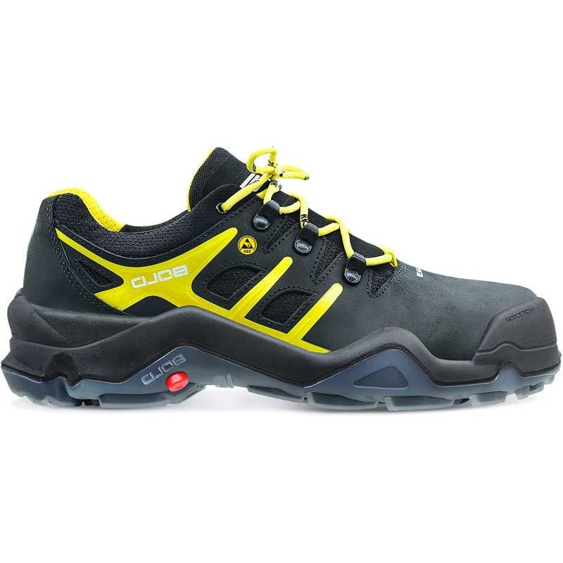 Zapato de trabajo hks targa 8 tp low s3 esd | negro amarillo | talla 47 - 00.162.098.47