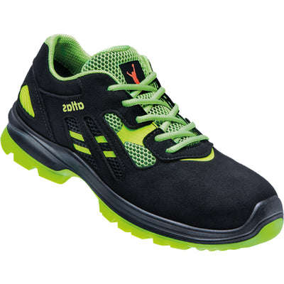 Zapato de trabajo Atlas flash 2600 low s1 | negro verde | talla 48 - 00.012.059.48