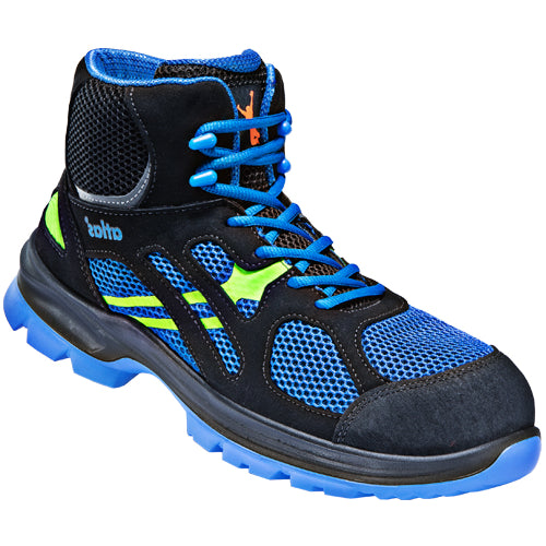 Zapato de trabajo Atlas flash 8205 alto s1p | negro azul | talla 49 - 00.012.064.49