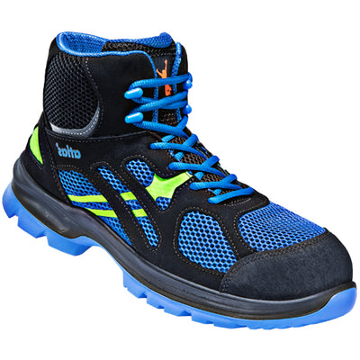 Atlas werkschoen flash 8205 hoog s1p | zwart blauw | maat 43 - 00.012.064.43