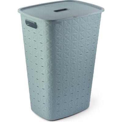 Cesta para la colada Curver softex + tapa azul-verde