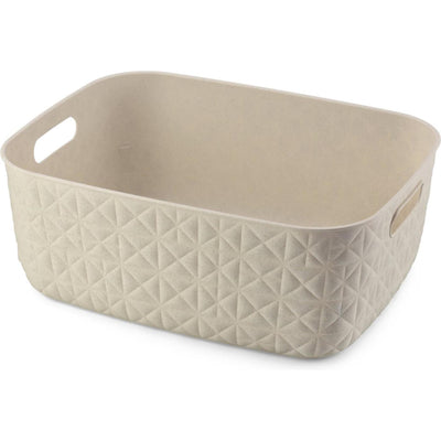 Curver SOFTEX Cesto di stoccaggio M 12,5 litri bianchi