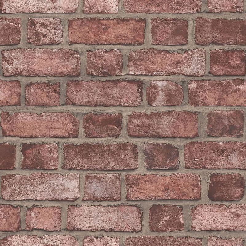 NOordwand Noordwand Wallpaper Homestyle Brick Wall Rood