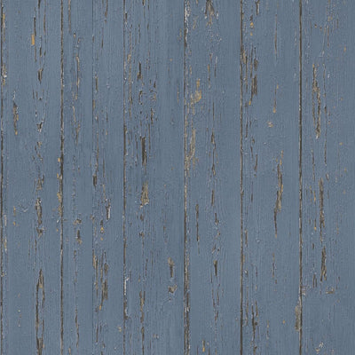 Noordwand Noordwand Behang Homestyle Old Wood blauw