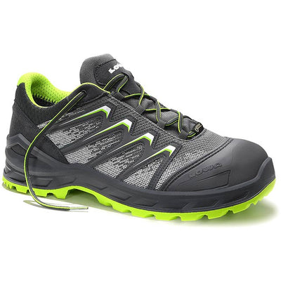 Zapato de trabajo lowa larrox work gtx low 5424 s3 | gris | talla 43 - 00.159.005.43