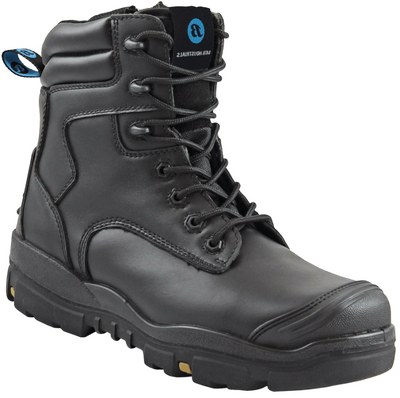 Bata werkschoen longreach zip xw s3 + kn black | zwart (xw) | maat 47 - 00.017.099.47