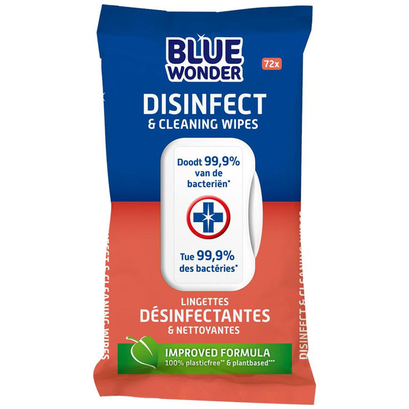 Salviette disinfettanti Blue wonder 72 pz.