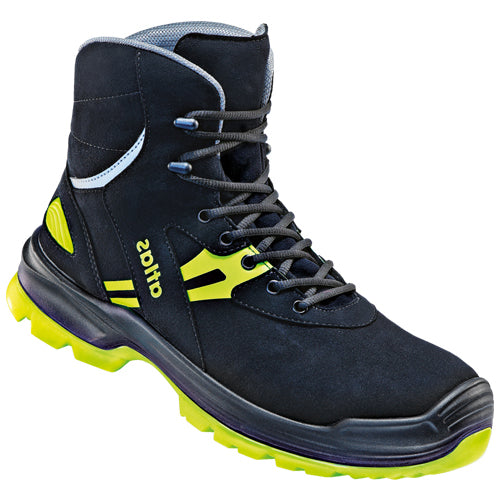 Zapato de trabajo Atlas flash 8265 high xp s3 | negro amarillo | talla 42 - 00.012.195.42