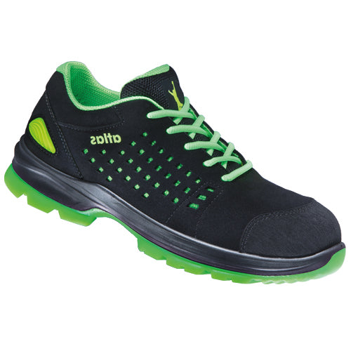 Zapato de trabajo Atlas SL 205 XP 2.0 S1P W12 | negro verde | talla 44 - 00.012.210.44