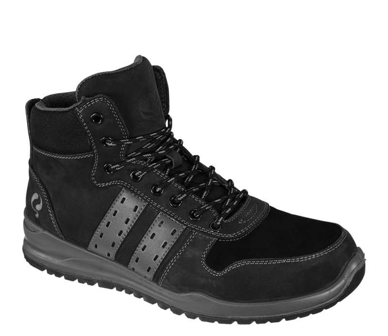 Scarpa da lavoro veloce sport qs0911 s3 | nero grigio | misura 37 - 00.114.007.37