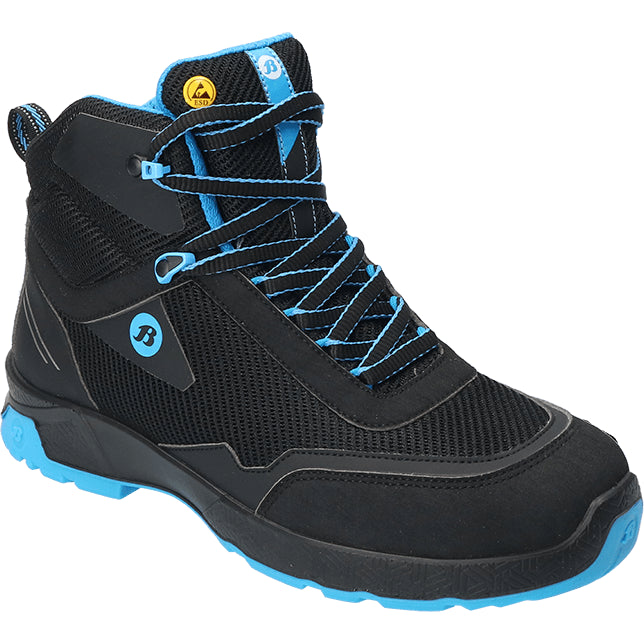 Bata werkschoen summ one hoog s3 | zwart blauw | maat 42 - 00.017.139.42