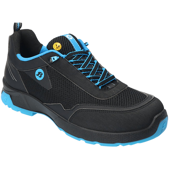 Bata werkschoen summ two laag s3 | zwart blauw | maat 45 - 00.017.140.45