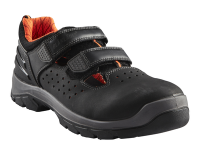 Sandalia de seguridad Blåkläder 2449 s1 baja | naranja negro | talla 35 - 00.183.003.35