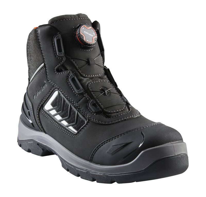 Zapato de seguridad Blåkläder 2453 s3 boa alta | naranja negro | talla 48 - 00.183.007.48