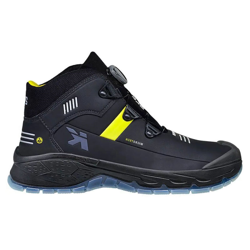 Zapato de trabajo hks rs 275 s3 boa | negro amarillo | talla 46 - 00.162.115.46
