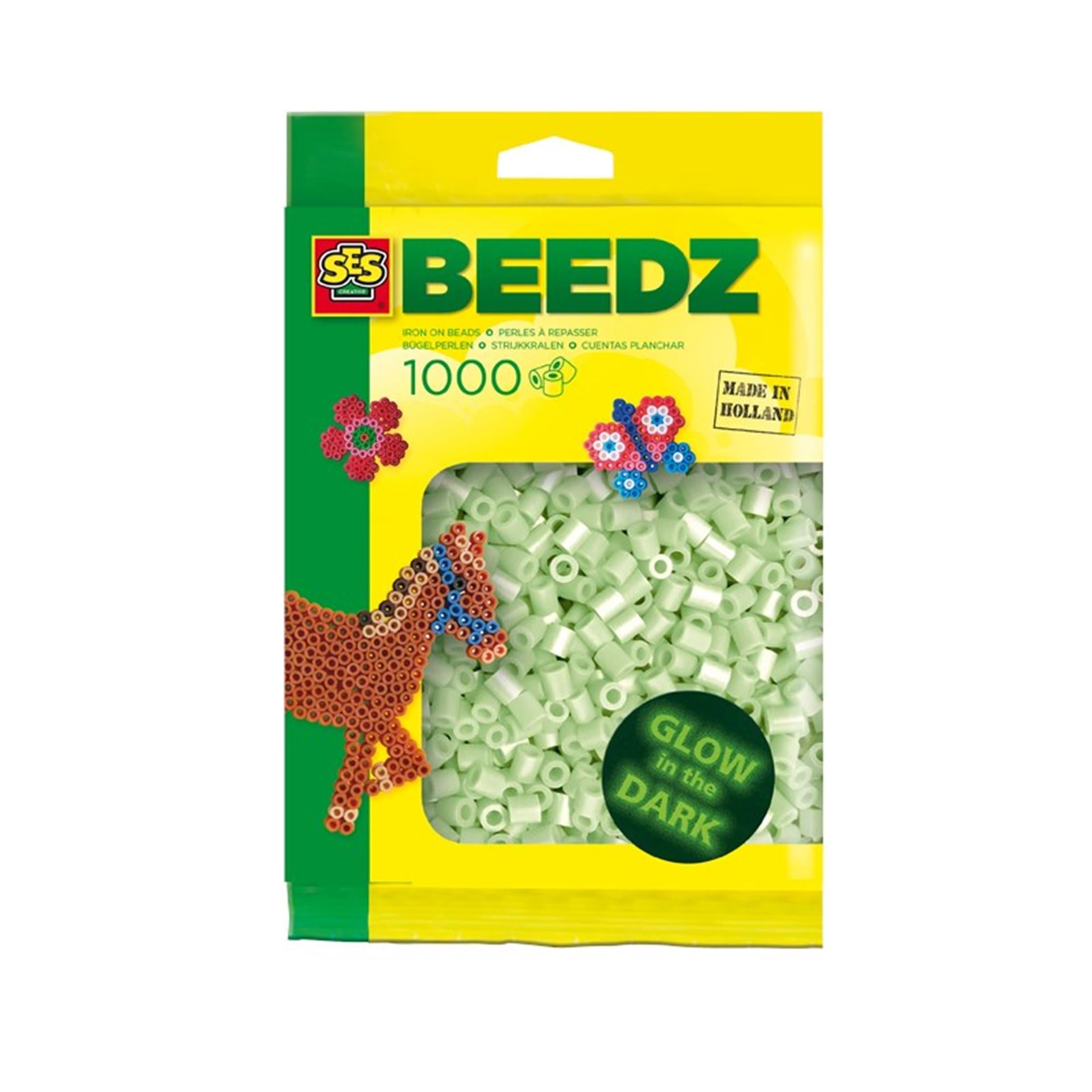 Perline di stringa ses - Glow in the Dark, 1000st.