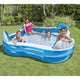 Intex inflatable swimming pool with inflatable chairs