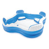 Intex inflatable swimming pool with inflatable chairs