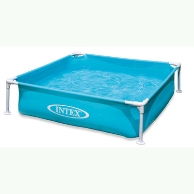 Piscina per bambini con telaio blu
