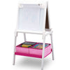 Delta bambini bambini TE 87600GN-130 lavagna a doppia facciata in legno + bocchetto di carta bianco