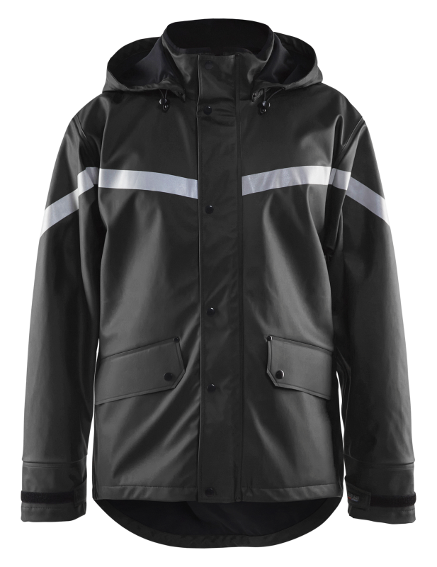 Chubasquero Blåkläder nivel 2 43052003 | negro | talla xs - 7330509569139