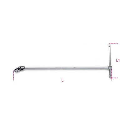 Beta 1 4” t-sleutel met cardangewricht 900 40 - 009000843