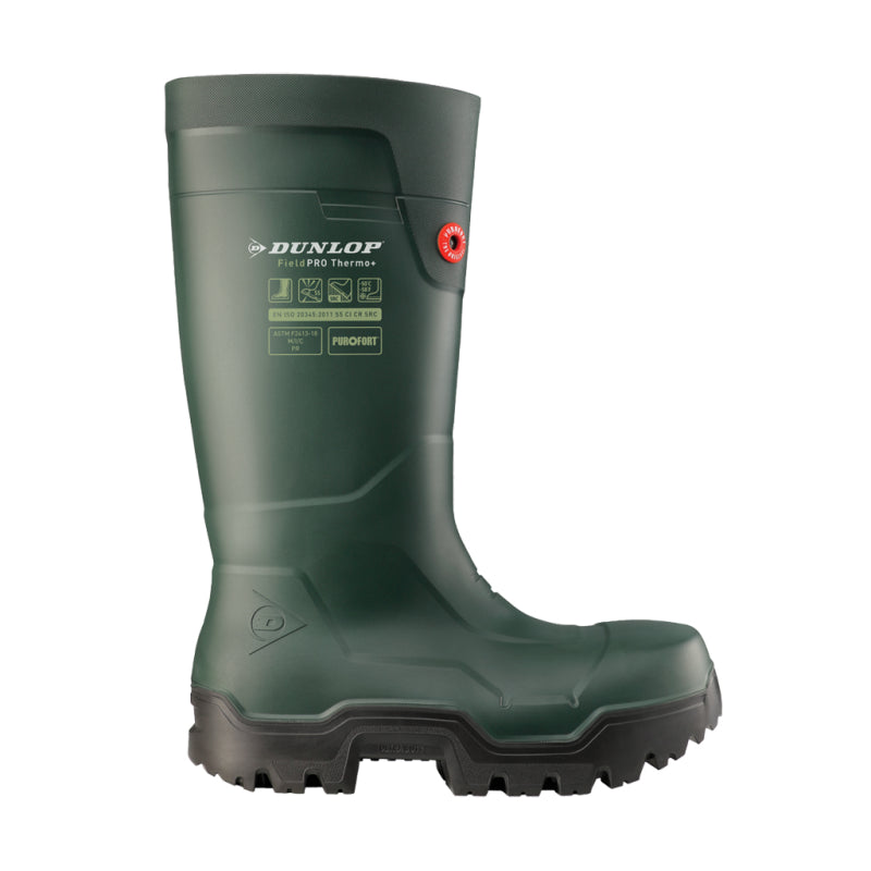 Dunlop lp8kl01 laars fieldpro thermo+ s5 | groen | maat 47 - 8713197054047