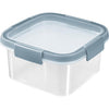 Curver smart fresh eco vershoudbakje vierkant 1,1l smokey grey transparant
