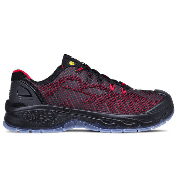 Hks werkschoen rs 285 s1p | zwart rood | maat 42 - 4040005194423