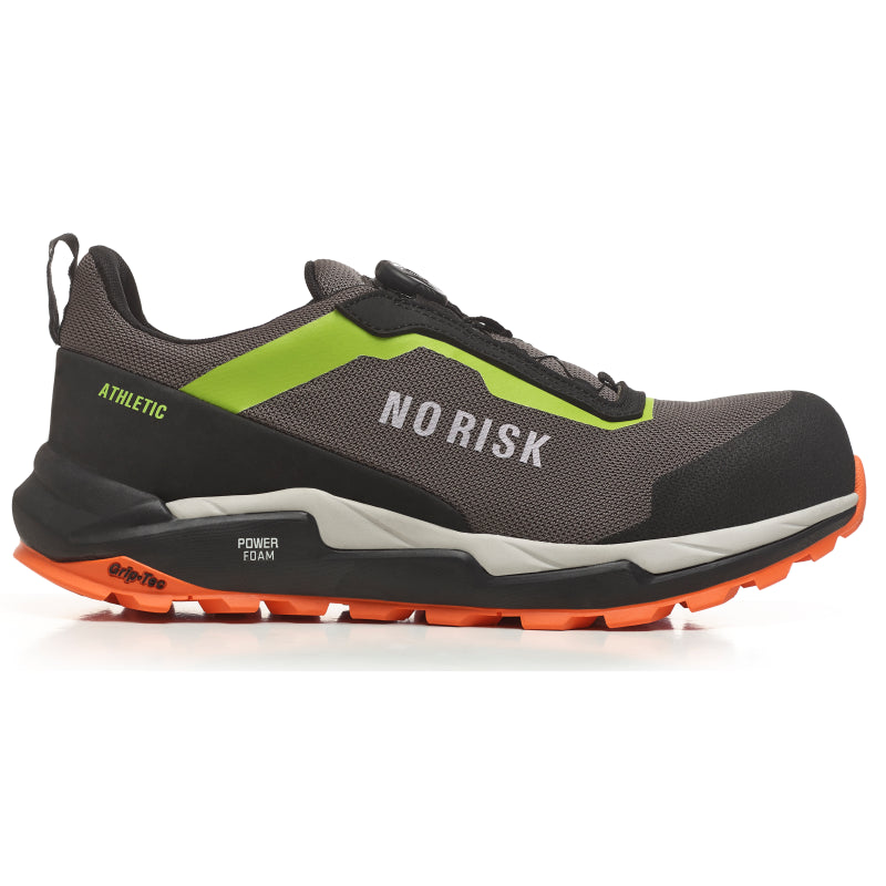 No risk athletic low fls orange green 1219.06 s3l | zwart | maat 47 - 5607421135479