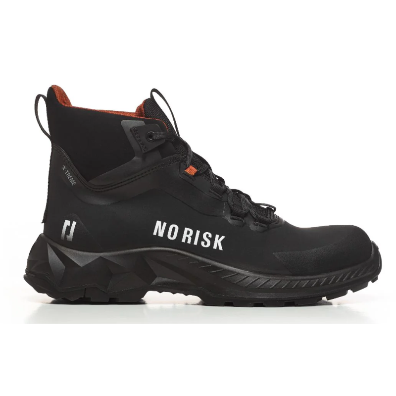 No risk x-treme mid black 1057.00 s3 | zwart | maat 36 - 5607421119363