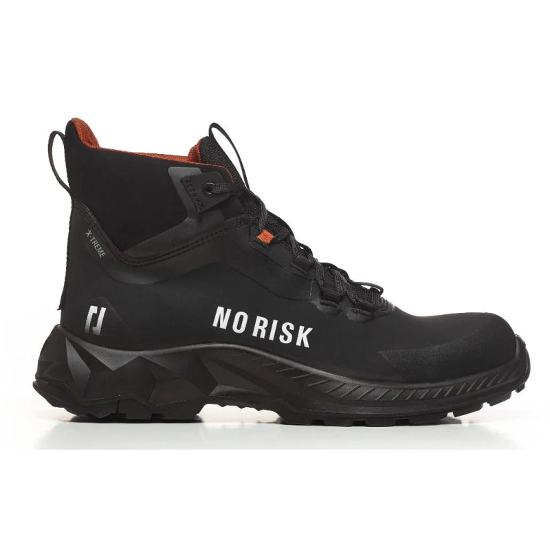 No risk x-treme mid black 1057.00 s3 | zwart | maat 38 - 5607421119387