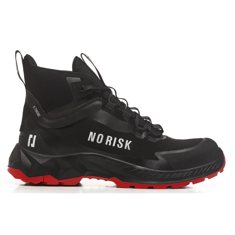 No risk x-treme mid black red 1057.10 s3l | zwart rood | maat 36 - 5607421134366