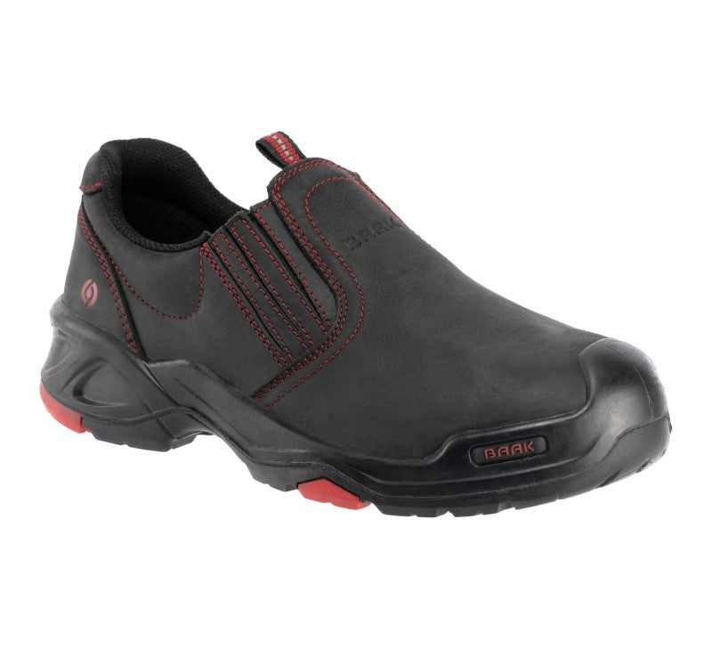 Baak brian instapper 6341 s3 werkschoen | zwart rood | maat 47 - 4031783009153
