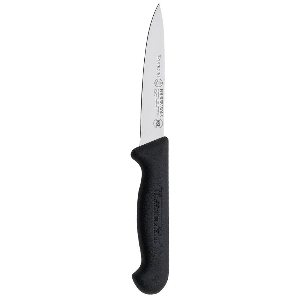 Messermeister MessenMeister Four Seasons Mes de vegetales 10 cm de acero inoxidable negro