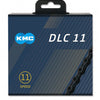 KMC Bicycle Chain DLC 11 - 118 Link - Blu Nero - estremamente resistente - 243G