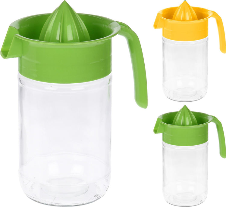 Excelente artículo para el hogar exprimidor de cítricos vidrio transparente 660ml h19cm