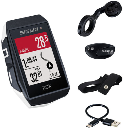 Sigma Rox 11.1 EVO GPS HR Conjunto WI Wi Short Butler+Ant+BLE Borst+USB-C