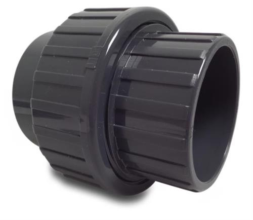 Giunto in PVC 3 pezzi 75mm 2xcolla 16 bar
