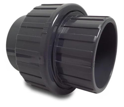 Acoplamiento PVC 3 piezas 63mm 2xpegamento 16 bar