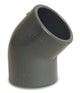 Ginocchio in PVC 40mm 45° 16 bar kiwa